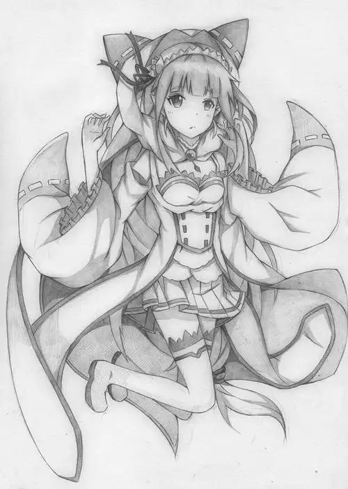 铅笔画|动漫|单幅漫画|很喜欢画画的星星 - 原创作品 - 站酷 (zcool)