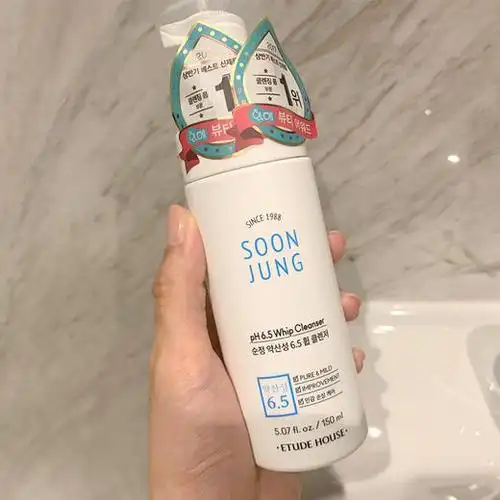 爱茉莉soonjung纯正弱酸性泡沫洗面奶