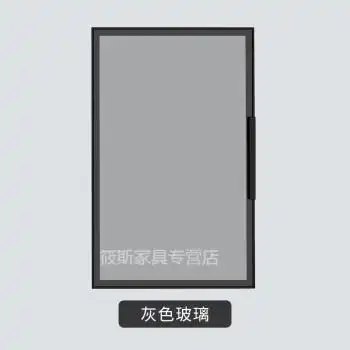 酒柜玻璃门 欧式长虹钢化玻璃门极窄铝合金边框现代简约平开衣柜门