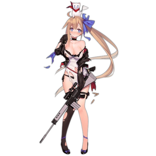 少女前线官方人物立绘图片之突击步枪类五星含大破图鉴