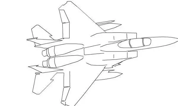 怎样画战斗机简笔画,怎样画战斗机简笔画图片大全(九款经典战机简笔画