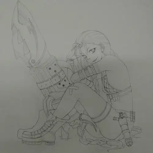 英雄联盟金克丝临摹