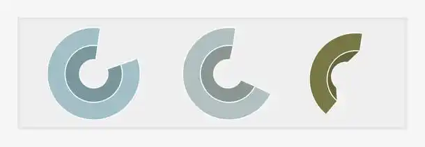矢量百分比三个圈免抠素材免费下载_觅元素51yuansu.com