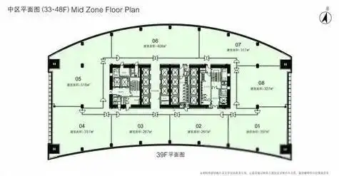 房天下>广州租房>天河租房>珠江新城西租房>珠江城大厦>平面图珠江城