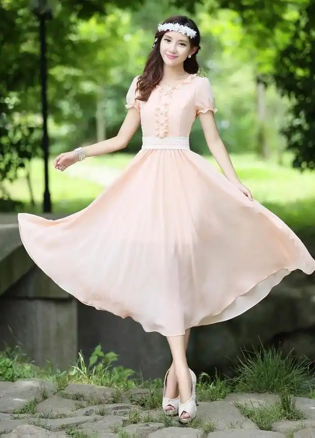 人像摄影(穿裙子的美丽少女)