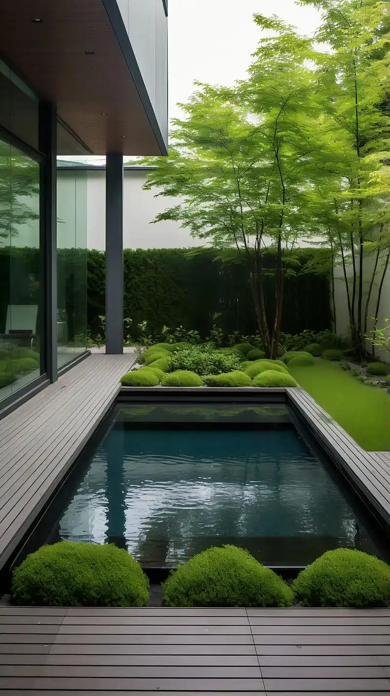 花园设计|庭院别墅改造屋顶露台实景案例.庭院深处,阳光拂过盛 - 抖音