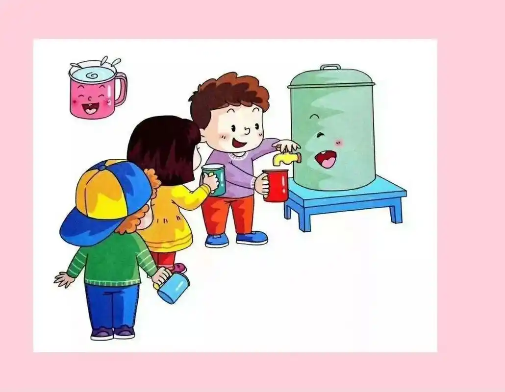 幼儿园喝水素材可打印
