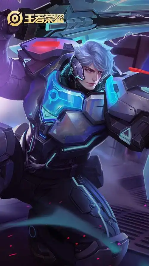 王者荣耀皮肤原画高清 安琪拉(心灵骇客)★亚瑟(心灵战警)