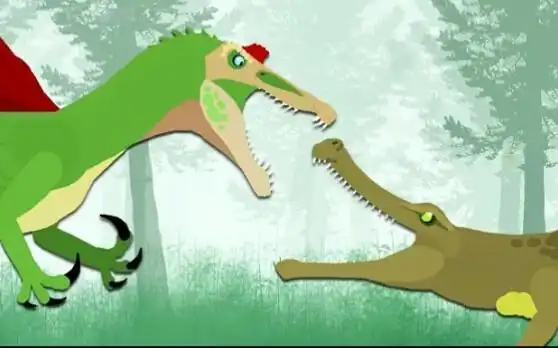 (生死对决) 棘龙vs帝鳄_哔哩哔哩_bilibili