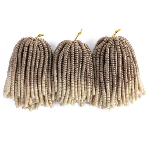 欧美假发亚马逊热款springtwist爆炸弹簧曲化纤假发钩针发