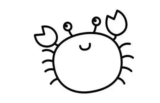 螃蟹的简笔画 螃蟹的简笔画图片大全