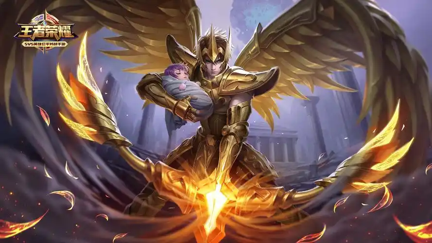 王者荣耀后羿amp花木兰amp姜子牙高清桌面背景图