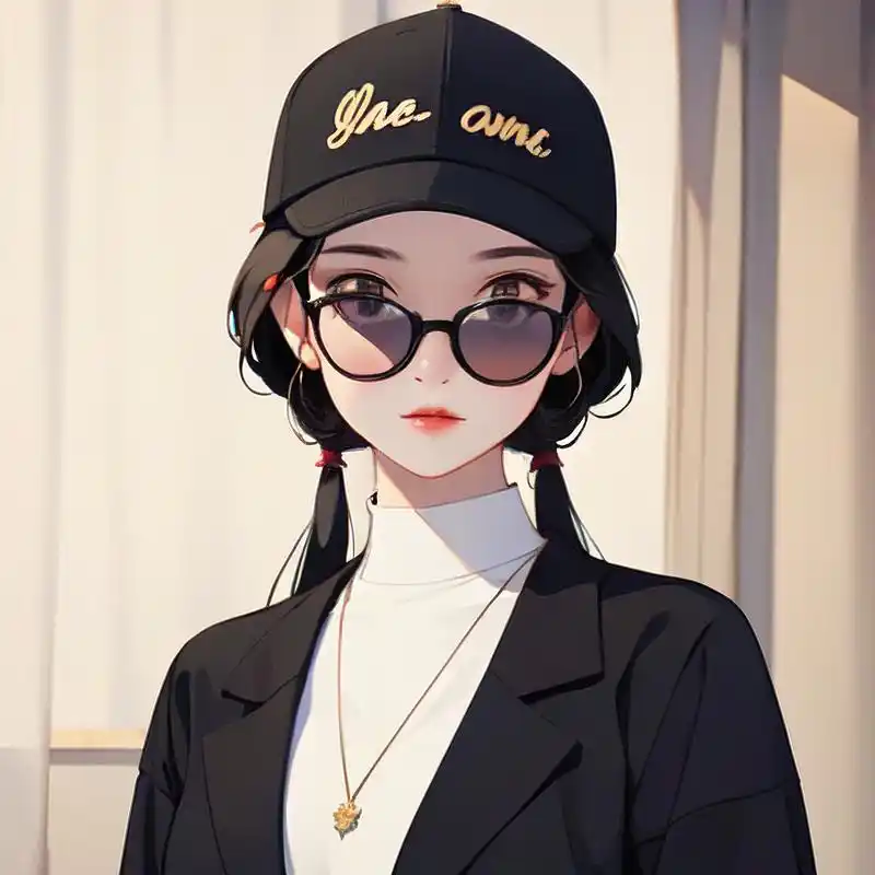 今天给大家带来一组超酷的戴帽子美女头像,还配备了时尚的墨镜!