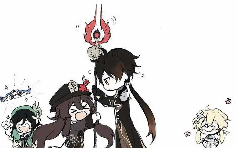 搬运胡桃钟离抢护膜沙雕图