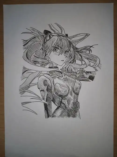 简单画画明日香