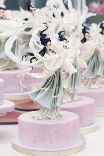 美到犯规的"古风美人"蛋糕