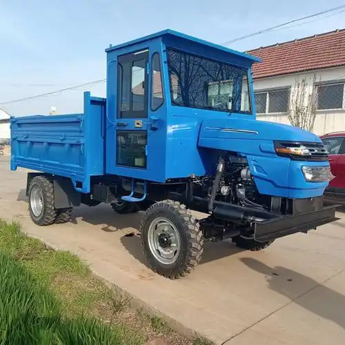 小型四不像运输车厂家定做四驱农用翻斗车工程四驱翻斗车