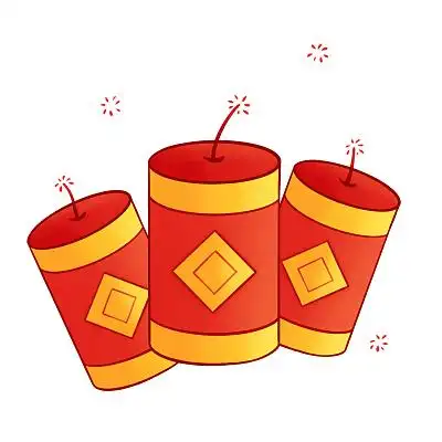 新年爆竹图片