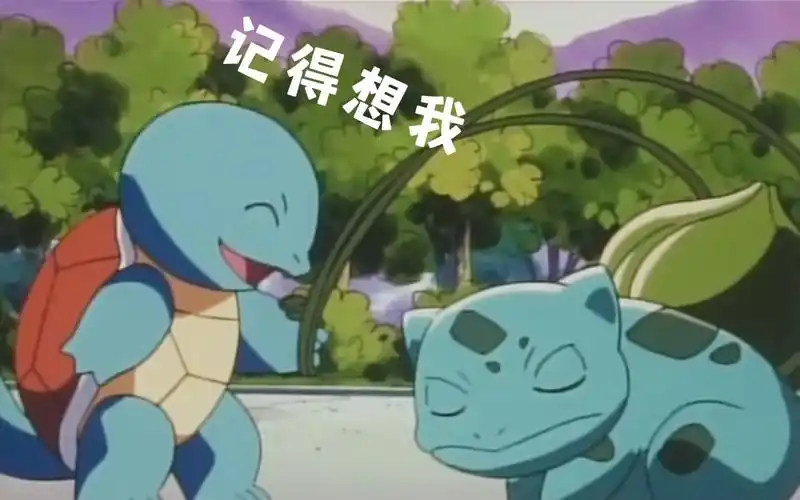 【宝可梦】当妙蛙种子和杰尼龟两个憨憨见面