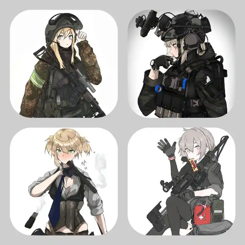 二次元头像 #少女前线 - 抖音