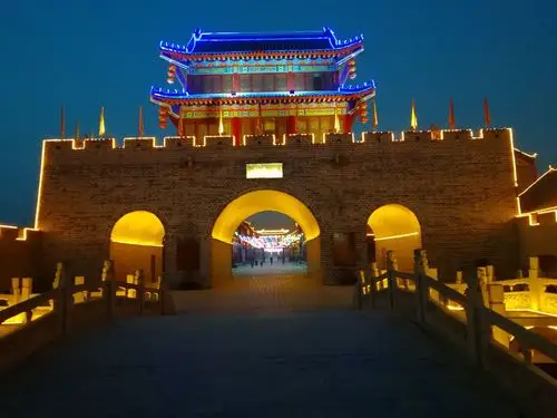 夜游巩义偃月古城