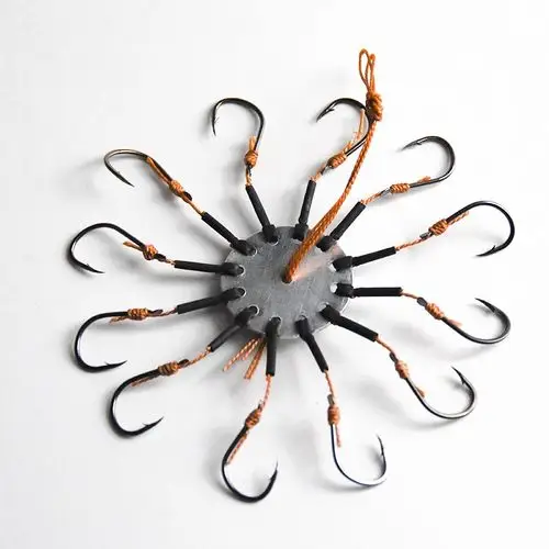 水库海竿爆炸钩套装串钩远投糠饼钓鱼钩绑钩草鱼2018专用炸弹钩抛