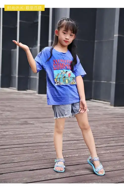 丹鸟世家凉鞋女童夏季儿童凉鞋小女孩沙滩鞋公主鞋小学生中大童鞋子ww