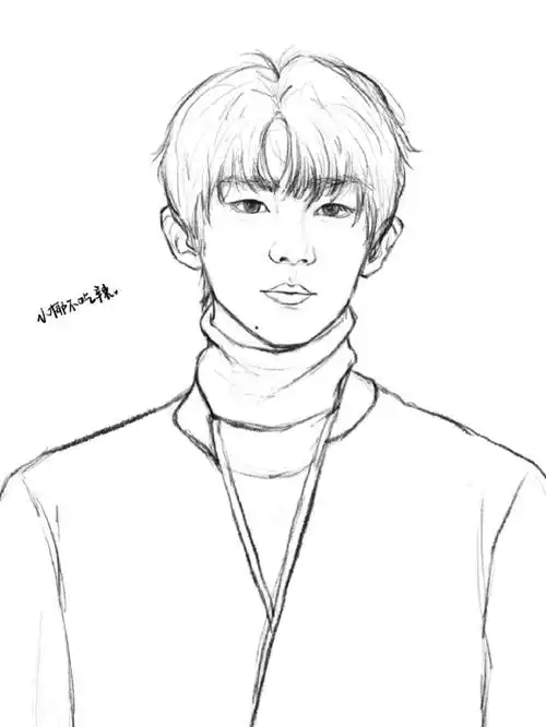 可约稿#马嘉祺  #约稿  #绘画日常  #马嘉祺  #线稿