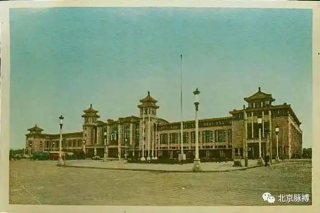 1960年,新落成不久的北京站