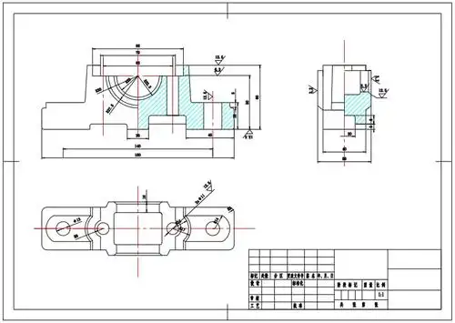 轴承座零件图pdf