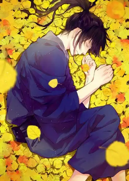 找一个男生动漫侧身低头的头像