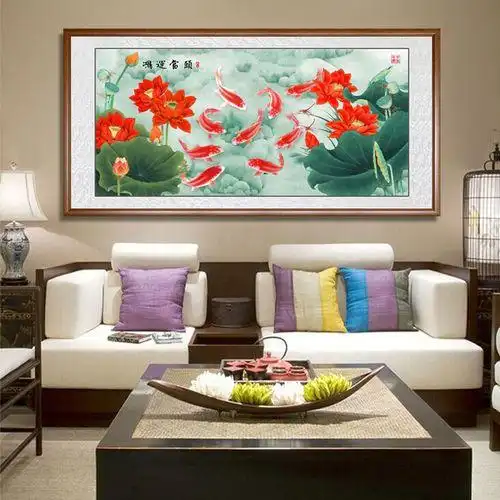 客厅挂什么字画旺家,客厅东墙挂什么画旺财-神算网