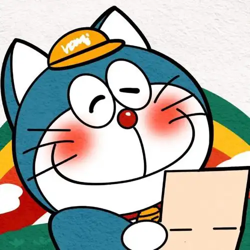 长耳朵的哆啦a梦个性微信头像