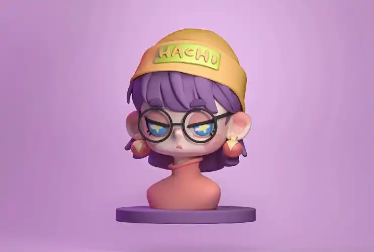 潮酷人物c4d建模练习