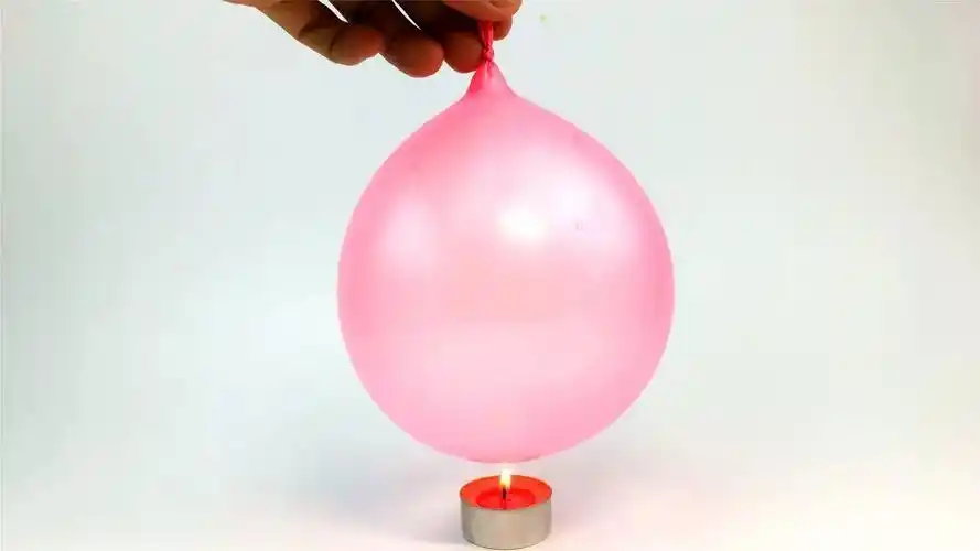 魔力科学小实验,这个气球有点怪,用火居然烧不坏