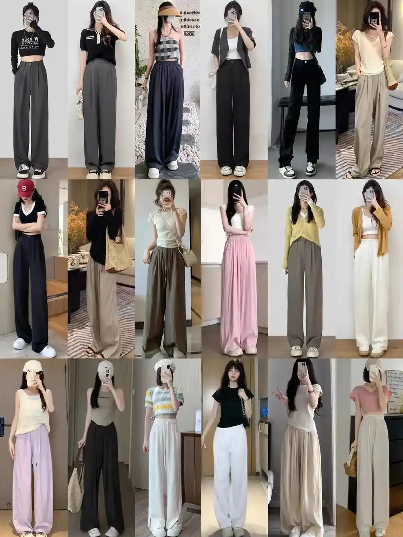 穿搭技巧-女生夏季阔腿裤搭配上衣?