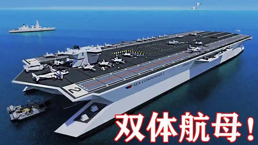 中国将开建双体航母排水量飙到十八万吨真海上霸主