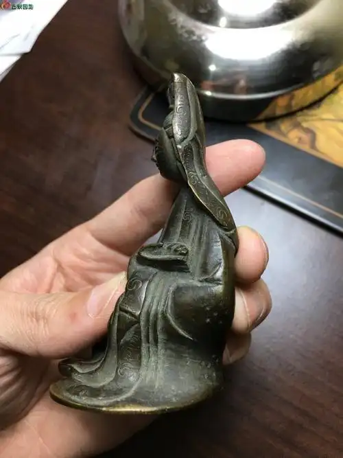 清末民国铜观音造像(海外直邮)