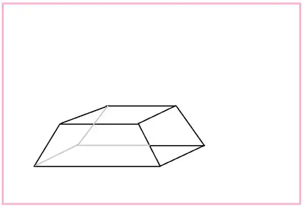 梯形立体图怎么画