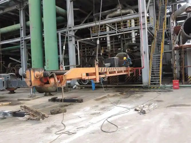 换热器抽芯子现场图片--大修专题