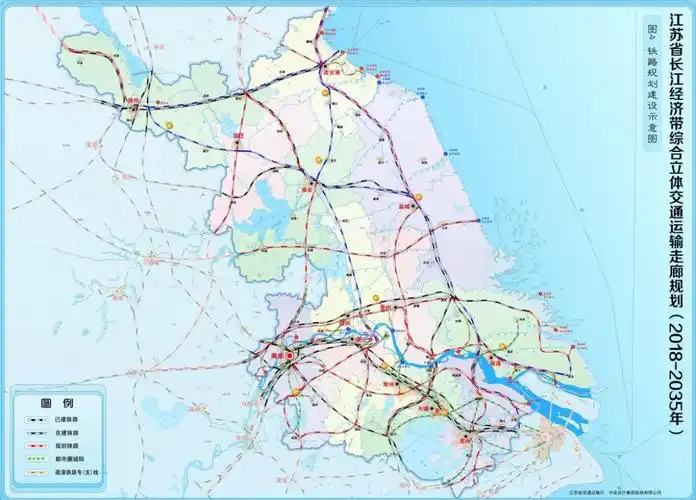 江苏省政府规划全文公布:江苏将建沿江城市群城际铁路网!