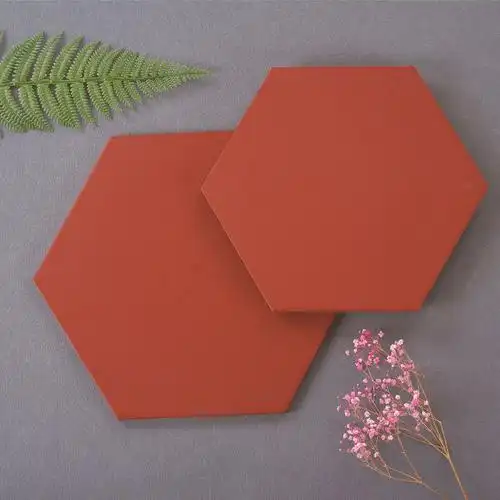 闽南六角防潮砖红砖 红砖 红缸砖 防滑耐磨 露台阳台庭院砖 特色