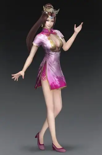 《真三国无双》系列,评选最华丽造型(dlc)"貂蝉".