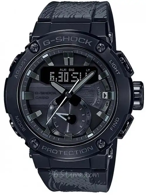 casio卡西欧g-shock系列formless太极腕表gst-b200tj-1a
