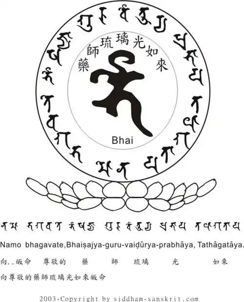 药师三尊药师七佛药师坛城药师圣众药师咒轮药师经咒药师手印转志锐的