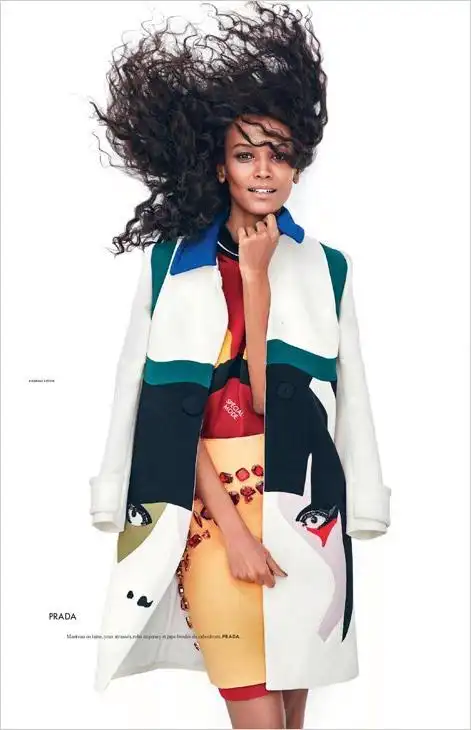 莉雅·琦比德登法国版《elle》封面_服装人物_中国服装网