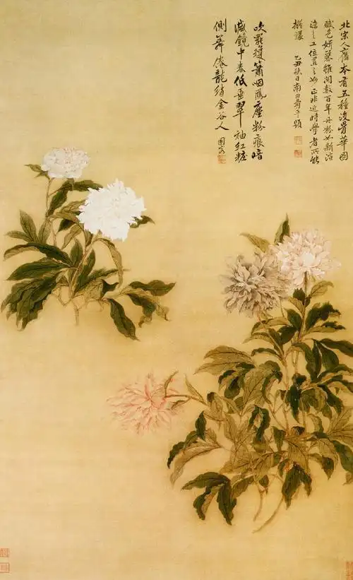 清 恽寿平 花鸟画
