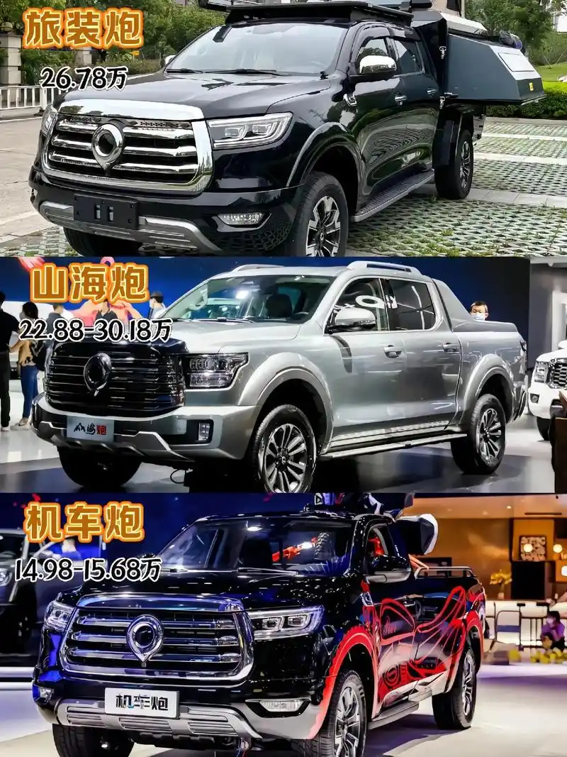 很多人都不知道长城炮的具体车型.兄弟,长城所有车型了解一下, - 抖音