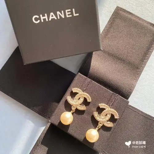 chanel香奈儿珍珠双c水钻耳钉又涨价啦