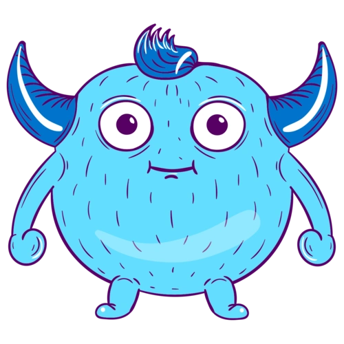 卡通小怪物素材图片